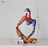 ??Graffiti Mini Sculptures (Size) - Minimalist Abstract Mini Graffiti Thinker Statue