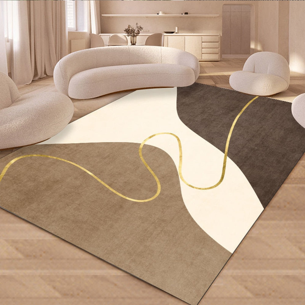 * Living Room Designer Carpets - Brown Designs