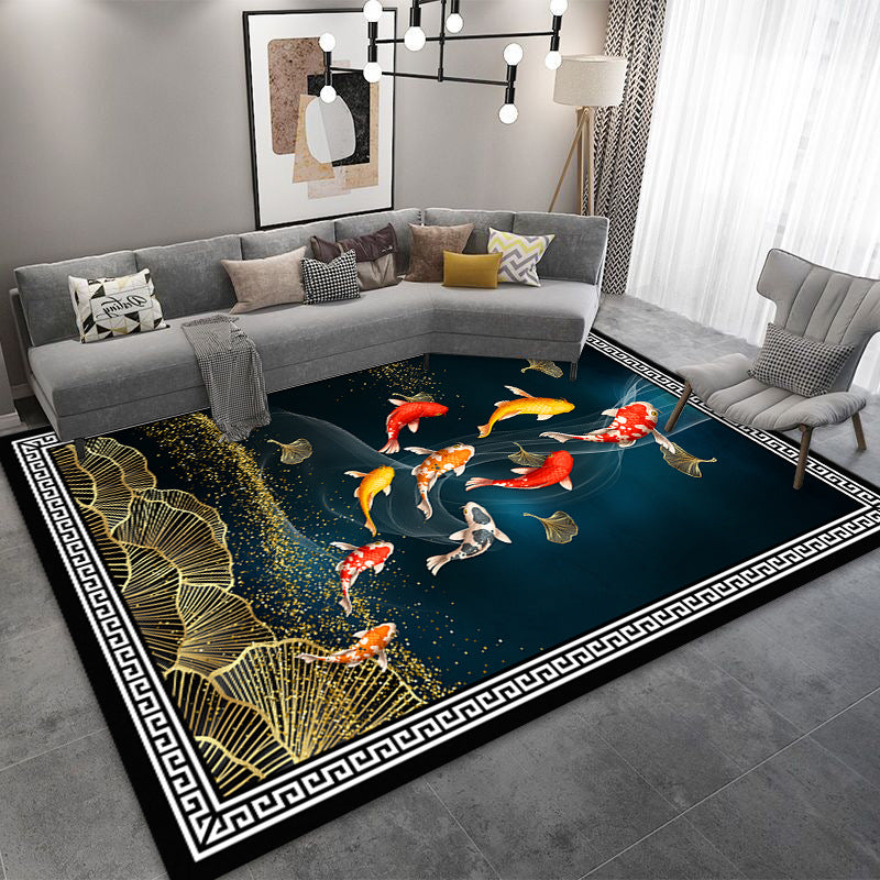 Living Room Designer Carpets - Koi Fish