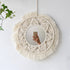 Handloom Wall Decor -  Mirror Boho Woven Mirror Tapestry