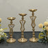 Candle Holders - Gold Candle Holders Flowers Vase Decoration