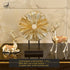 Standing Disk - Modern Luxury Resin Lucky Deer and Decorative Standing Disk Set