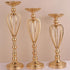 Candle Holders - Gold Candle Holders Flowers Vase Decoration