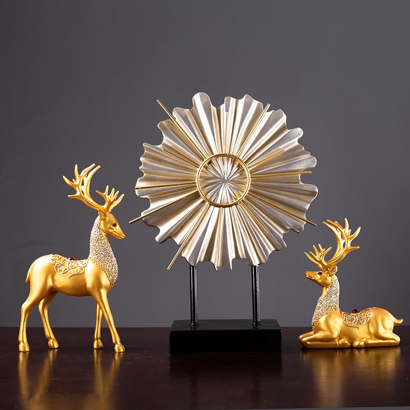 Standing Disk - Deer ornaments creative home furnishings Ornaments