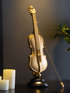 FINAL Music Band Gold Violin Artware Sculpture