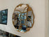 Mirror  -Makeup Wood Wall Mirror Art Aesthetic Large Round Mirror