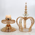 Candleholder - Gold Crown Shape