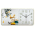 FINAL Rectangular Landscape Crystal Porcelain Clock Wall Hanging