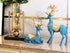 Standing Disk - Modern Luxury Resin Lucky Deer and Decorative Standing Disk Set