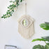 Handloom Wall Decor -  Mirror Boho Woven Mirror Tapestry