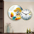 Clock Circle Crystal Porcelain Abstract Wall Hanging