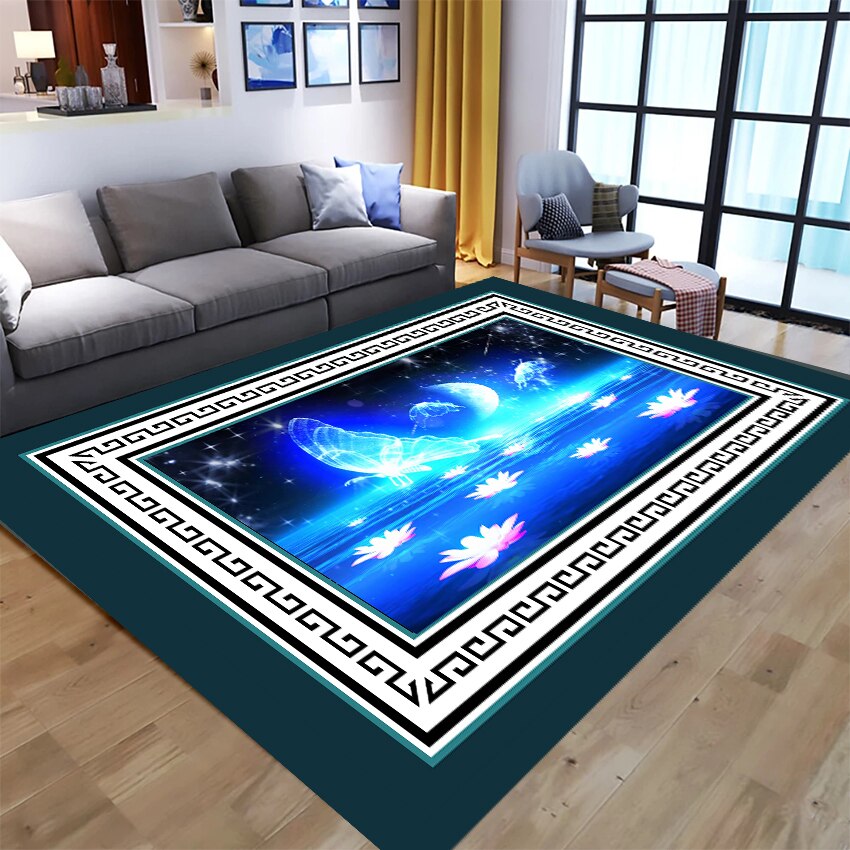 Living Room Designer Carpets - Fish Designs