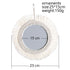 Handloom Wall Decor -  Mirror Boho Woven Mirror Tapestry