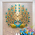 Peacock Clock - Wall clock living room household fashion Art