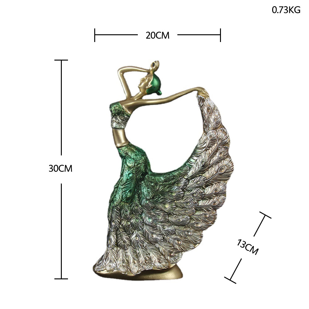 Decorative Ornaments Dancing Girl Figures