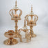 Candleholder - Gold Crown Shape