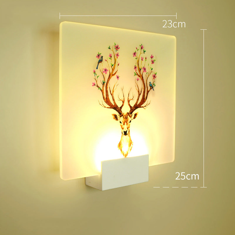 FINAL LED Chines Mural Wall Lamp