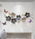 Metal Wall Art - Flowers and Butterflies