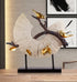 Standing Disk - Decorative Standing Disk with Modern Luxury Lucky Deer Resin Set