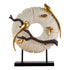 Standing Disk - Decorative Standing Disk with Modern Luxury Lucky Deer Resin Set